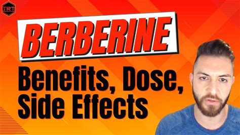 berberine hcl benefits dosage and side effects youtube