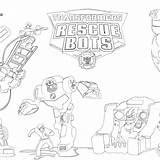 Bots Rescue sketch template