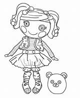 Coloring Lalaloopsy Pages Spalvinimui Spalvinimo Para Spalvinimas Colorear Adult Choose Board Spausdinimui sketch template