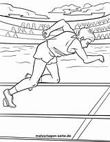 Laufen Leichtathletik Malvorlage sketch template