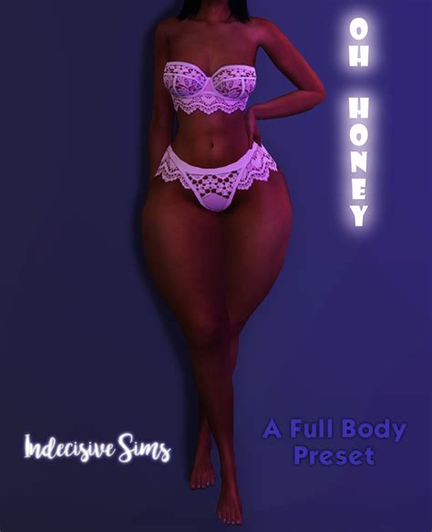🍯🍯 Oh Honey A Full Body Preset 🍯🍯 Sims 4 Body Mods Sims 4 Cc