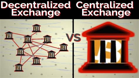 decentralized exchange  centralized exchange main differences youtube