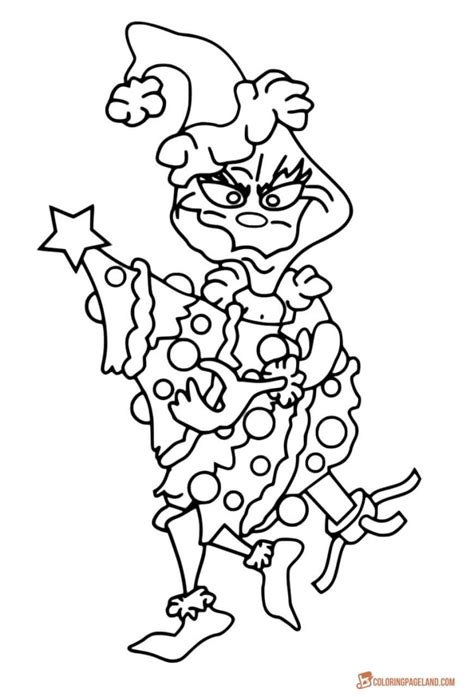 grinch coloring pages  kids visual arts ideas