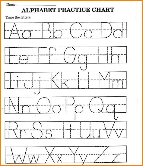 alphabet homework  kindergarten letter worksheets