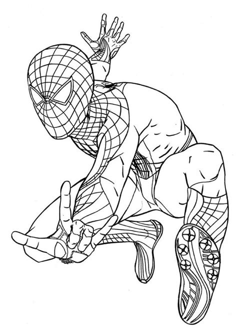 spiderman coloring printable today