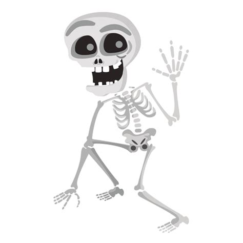 carácter esqueleto de halloween descargar png svg