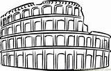 Colosseum Coloring Coliseo Colosseo Romano Colorear Disegni Kolosseum Kolorowanki Ausmalbild Koloseum Monumenti Bambini Romanos Sightseeing Supercoloring Romana Resultado Antigua Facil sketch template