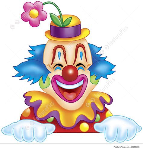 Happy Clown Stock Illustration I1533788 At Featurepics