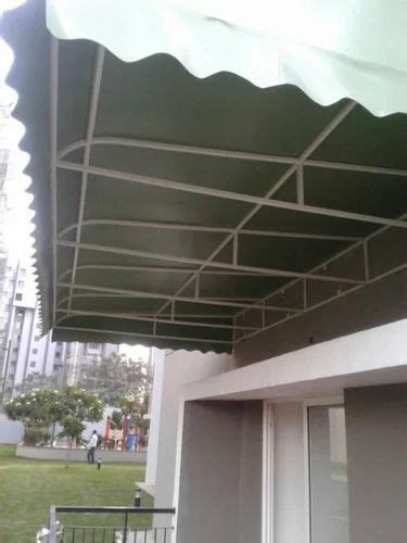 terrace retractable awning  rs square feet pvc  polyester awning  pune id