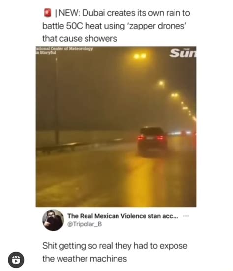 dubai creates   rain  battle soc heat  zapper drones   showers
