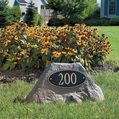 boulder address sign address sign garden plaques address signs  yard