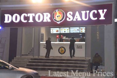 dr saucy gujranwala menu prices fresh menu prices