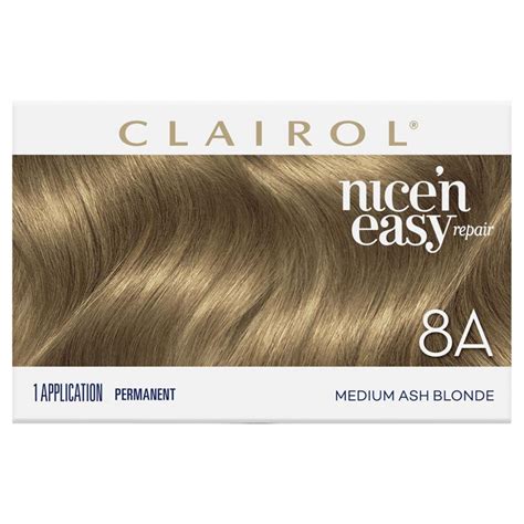 Buy Clairol Nice N Easy Repair 8a Medium Ash Blonde Hair Colour