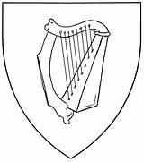 Harp Drawing Ireland Coloring Celtic Mistholme Symbol Zither Template Instruments Getdrawings Musical Pages Period Types sketch template
