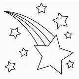 Star Coloring Pages Kids Printable Visit Shape sketch template