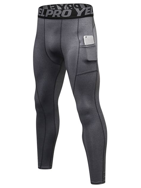 mens workout leggings compression pants athletic running gym tights