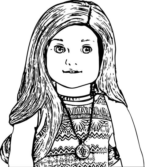 printable coloring pages coloring pages american girl doll