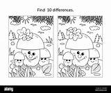 Spot Differences Three sketch template
