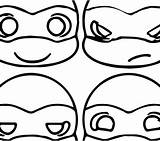 Ninja Head Turtle Drawing Mutant Teenage Paintingvalley Turtles sketch template