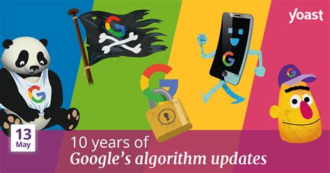 history  googles algorithm updates yoast