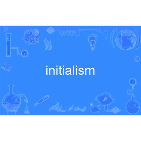 initialism