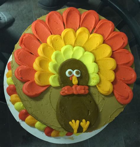 Turkey Cake For Thanksgiving R Cakedecorating