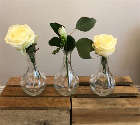 Clear Glass Bud Vases The Luxe Touch