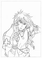 Coloring Anime Pages Manga Adults Dragon Ball Printable Angelique Games Drawing Color Print Rayne Neo Girl Mangas Cool Arcade People sketch template