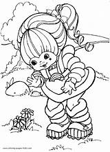 Coloring Rainbow Pages Printable Cartoon Brite Color Bright Sheets Kids Characters Sheet Print Book Colouring Cartoons Character Kid Books Gif sketch template