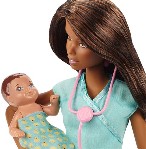 barbie careers african american baby doctor doll playset barbie