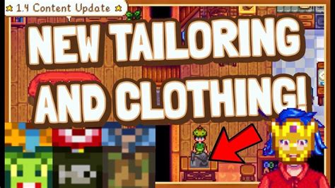 create   clothing   tailoring system stardew valley