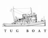 Plans Tugboat Tugboats Wwii Tug Ferry Tugs Offshore sketch template