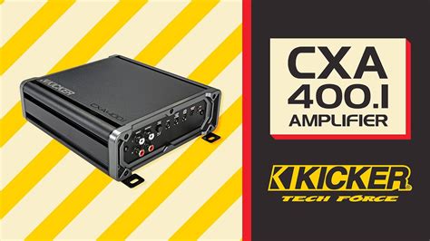 introducing  kicker cxa bass amplifier youtube