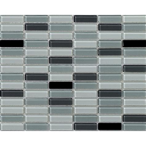Crystal Glass Tile Uniform Brick Rectangle Kitchen Backsplash Tiles