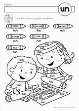 Family Code Word Families Color Phonics Teacherspayteachers Coloring sketch template
