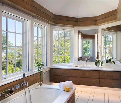 bath room   large tub   windows
