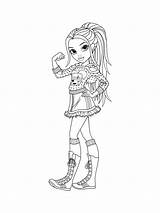 Moxie Pages Coloring Printable Girls Girlz sketch template