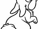 Thumper Bunny Coloring Bambi Disney Cartoon Look Wecoloringpage Pages sketch template