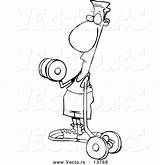 Weights Lifting Flimsy Toonaday sketch template