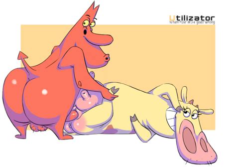 rule 34 anus ass balls bovine cow character cow and chicken penis