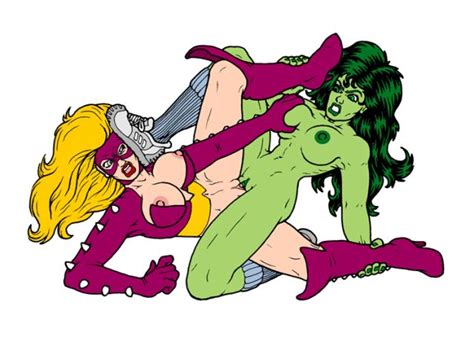 Lesbian Tribbing She Hulk Titania Naked Pics And Pinup Art