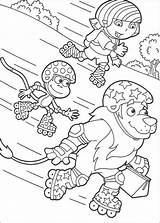 Dora Coloring Boots Skating Lion Pages Color Print Online Explorer Hellokids Roller sketch template