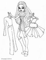 Coloring Monster High Pages Abbey Doll Printable Sheet Girls Bominable sketch template