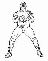Batista Wrestling Coloring Entertainment Wwe Pages Color Colorluna Print Choose Board sketch template