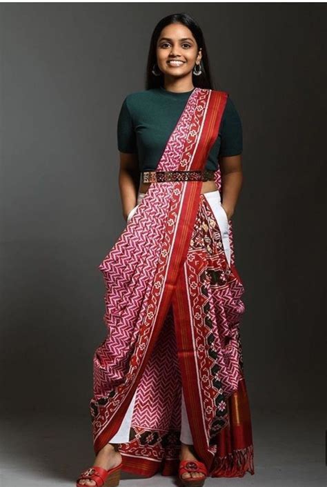 patola  draping fashion stylish sarees saree wearing styles