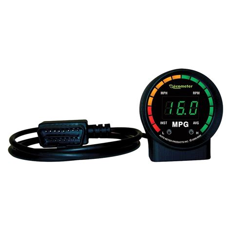 auto meter  ecometer series   fuel economy gauge