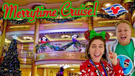 disney fantasy  merrytime cruise magical boarding experience holiday decor dcl info