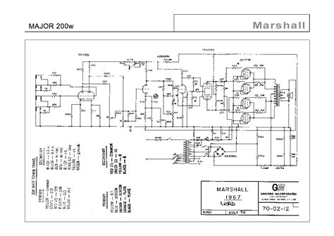 marshall model   major lead service manual  schematics eeprom repair info