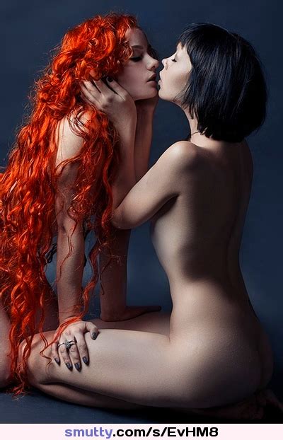 Lesbian Kissing Redhead