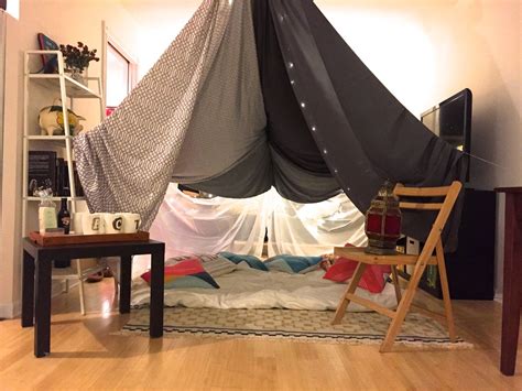 Host Your Next Gathering In An Adult Sized Pillow Fort Pillow Fort
